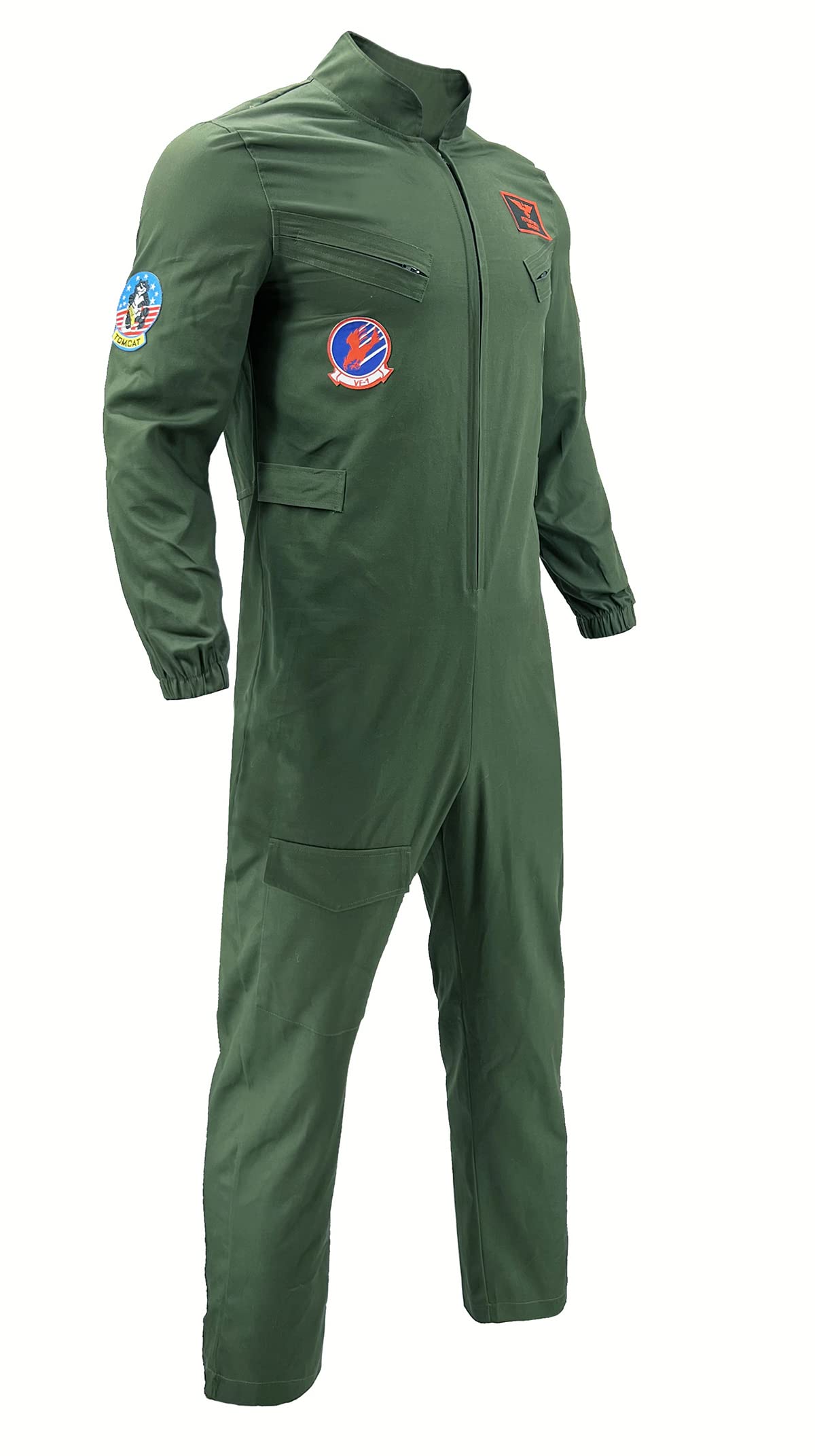 Amazon.com: Sinkawa Jackets Maverick Flight Pilot Jumpsuit